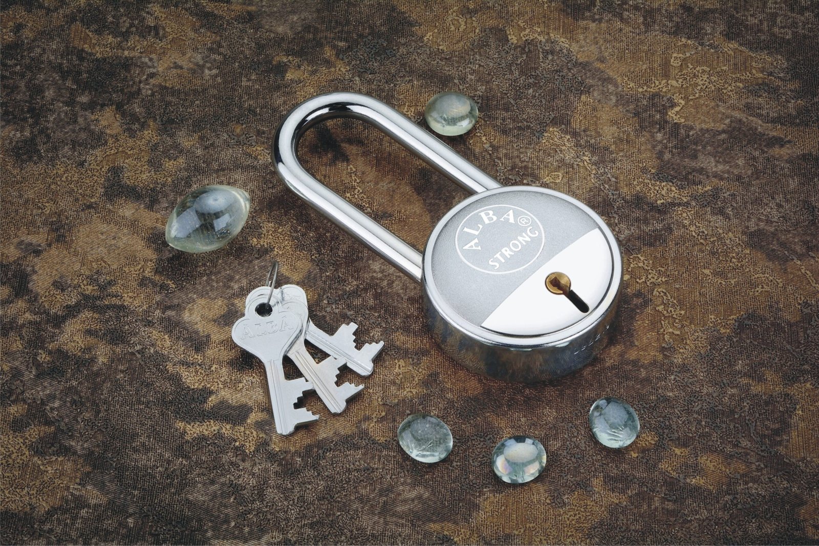 ALBA Strong Long Shackle Heavy Duty Padlock for Wide Applications