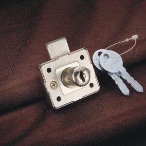 ALBA Multipurpose Lock – Heavy Duty Metal Lock with Keys for Cabinets, Drawers, Doors & Storage